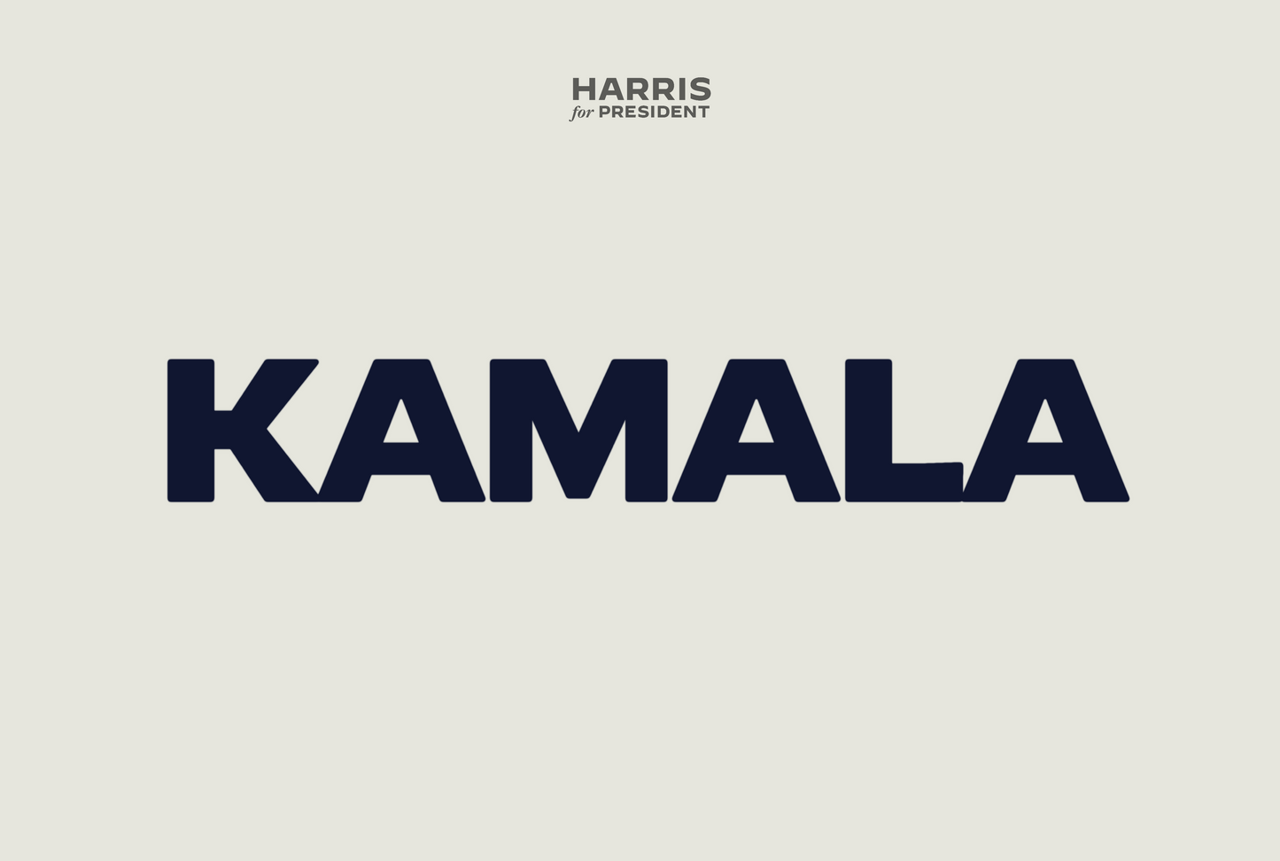 KAMALA For President Yard Sign